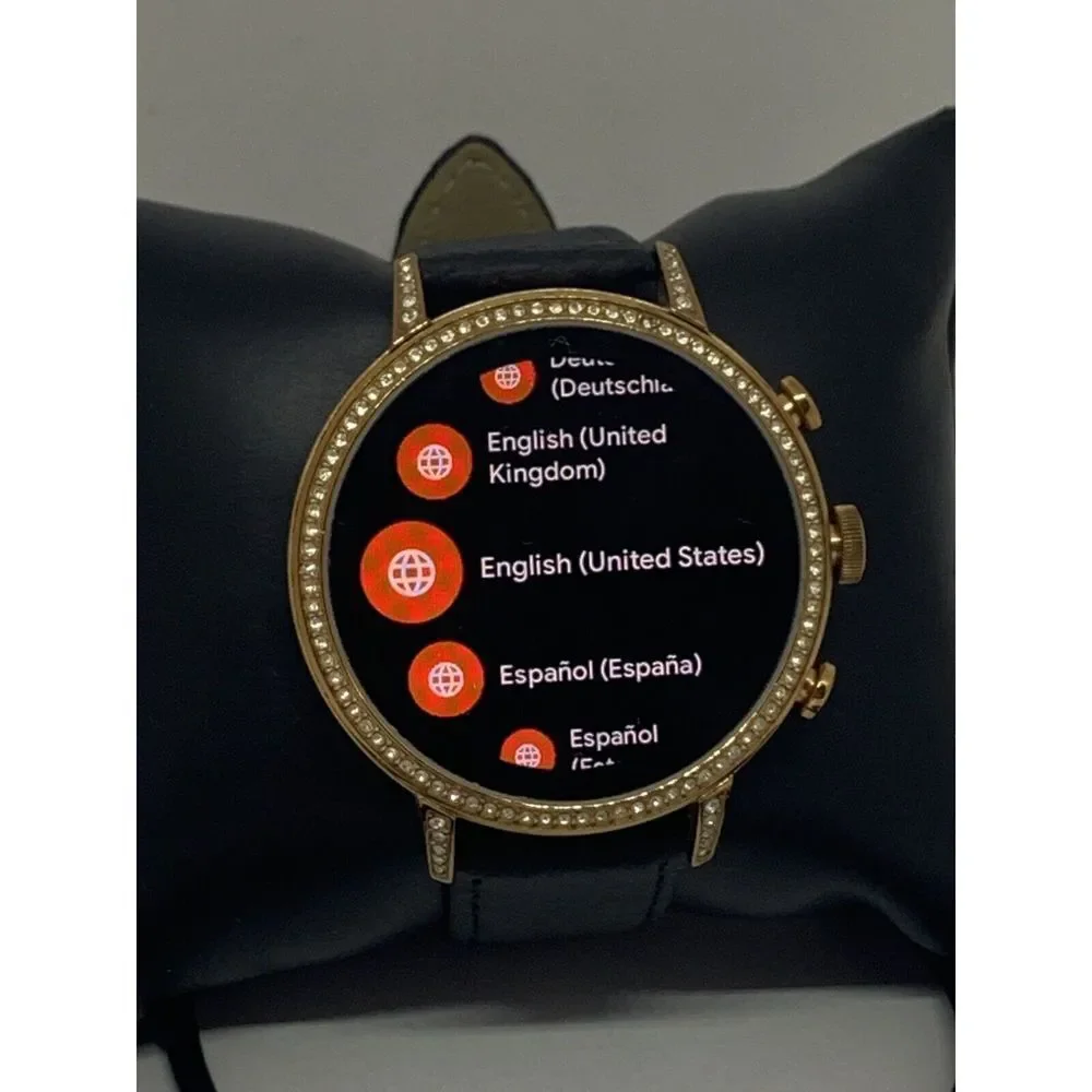 Fossil Gen 4 Authentic Digital Dial Smart Watch Custom Band FTW6011 QT480
